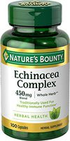 Nature's Bounty Echinacea Complex Pills and Herbal Health Supplement, Supports immune Function, 450mg, 100 Capsules