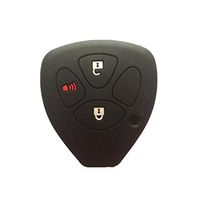 Ezzy Auto New 3 Buttons Black Silicone Smart Key Remote Key Fob Skin Key Cover Holder Jacket for Toyota Scion Tc HYQ12BBY