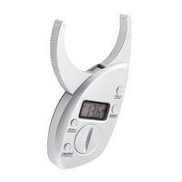 TEKCOPLUS Portable Skin Fat Caliper Tester mm inch LCD Screen Athletic Women/Men Body Tools Monitoring Kit