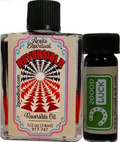 Reversible, Spiritual Oil with 1 Dram Perfume Set for Magic and Rituals. Aceite Espiritual Reversible Para Rituales Y Magia.