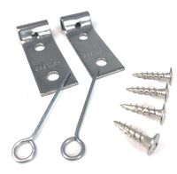 E.H.C Sofa Zig Zag Spring Repair Kit (2 Brackets) Includes All Hardware