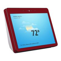 MightySkins Skin Compatible with Amazon Echo Show (2nd Gen) - Solid Burgundy | Protective, Durable, and Unique Vinyl Decal wrap Cover | Easy to Apply, Remove, and Change Styles | Made in The USA