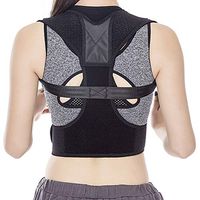 YC° Posture Corrector for Women, Adjustable Back Posture Corrector for Men, Effective Comfortable Best Back Brace for Posture Under Clothes (one Size fits All)