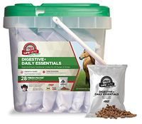 Formula 707 Digestive Health + Daily Essentials Equine Supplement, Daily Fresh Packs, 28 Packs - Probiotics, Prebiotics and Digestive Enzymes Plus Complete Vitamins and Minerals for Horses