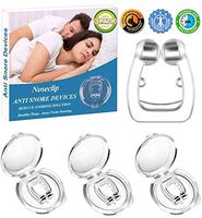 Anti Snoring Devices Snoring Solution Silicone Magnetic Anti Snore Clipple Stop Snoring Nose Device Professional Sleeping Relieve Snore for Men Women (3 Pack)