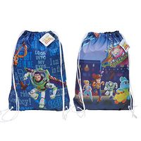 Disney Set of 2 Pixar Toy Story 18-inch Sling Bags Drawstring Cinch Sack Totes