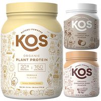 KOS Vanilla-Cinna-Coco Bundle (Plant-Based Vanilla Protein Powder + Organic Ceyloon Cinnamon Powder + Organic Coconut Milk Powder)