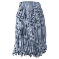 Boardwalk 2020B Mop Head Standard Head Cotton/Synthetic Fiber Cut-End 16oz Blue 12/Carton