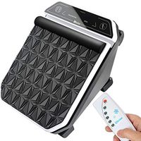 URelax Powerful Vibrate Speed Foot Massager Machine for Circulation Foot Calf Arches & Toes Relief Plantar Fasciitis Neuropathy Chronic Nerve Pain & Therapy, Black