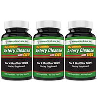 Ultimate Artery Cleanse Supplement for Heart Health Support, addresses Poor Circulation and clogged Arteries Caused by Plaque buildup. Supports Clean and Supple Arteries. 90 Day Supply.