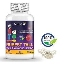 Maximum Natural Height Growth Formula - NuBest Tall 10+ - Herbal Peak Height Pills - Grow Taller Supplements - 60 Capsules - Doctor Recommended - for People Who Drink Milk Regularly