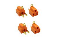4 PCS 3 Prong to 2 Prong Grounding Converter, CNE614045