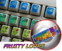 FRUITY LOOPS KEYBOARD STICKER FOR LAPTOP, DESKTOP AND NOTEBOOK