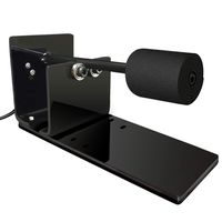 Mlife Cup Turner, Cuptisserie for Crafts Tumbler, Smooth Spun Acrylic Cup Turner for Epoxy Glitter Tumbler Cups with Independence Switch, Adjustable Space Cup Spinner with 2 Wands and 2 Foam, Black