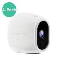 Silicone Skins Compatible for Arlo Security Cameras, Taken Protective Cover Case for Arlo HD Wireless Camera, for Netgear Accessories (4 Pack, White)