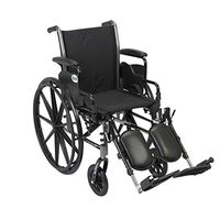 Drive Medical Cruiser III Light Weight Wheelchair with Flip Back Removable Arms 20" Seat/Desk Arms