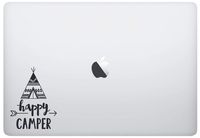 Laptop Notebook Sticker Decal - Happy Camper - Skins Stickers