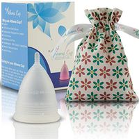 Athena Menstrual Cups Period Cup - One Pack | Regular Flow | Transparent Clear Size 1 Small | A Softer Menstruation Cup Made for Easier Periods | Excellent Tampon and Pad Alternative