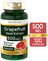 Carlyle Grapefruit Seed Extract 500 mg 120 Capsules – Maximum Strength, Immune Formula, Non-GMO, Gluten Free