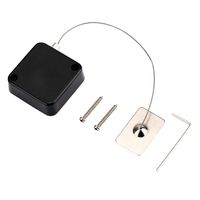 Retractable Laptop Lock with Double-Sided Adhesive, Remote Control Security Lock Anti Theft Lock, Remote Control Anti-Lost Rope for TV, DVD, Hardware Security Cable Lock Anti Theft Combination Lock