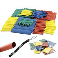 Estone® 260pcs 8 Sizes Assortment Heat Shrink Tubing Sleeving Wrap Wire Cable Kit