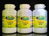 CoQ-10 Q-10 coq10 CO Q10 co-Enzyme 200mg - Various Sizes. Made in USA (3 Bottles - 300 [3x100] Capsules)