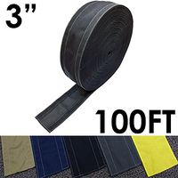 3" SafCord Carpet Cord Cover - Length: 100FT - Color: Black | Works only on Barber and Loop Style Carpet and Rugs