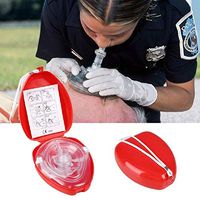 Yeaphy First Aid CPR Rescue Mask,for Adult/Kids — Resuscitator, Hard Case with Wrist Strap FDA Approved