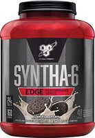 BSN SYNTHA-6 EDGE Protein Powder, with Hydrolyzed Whey, Micellar Casein, Milk Protein Isolate, Low Sugar, 24g Protein, Cookies N Cream, 48 Servings