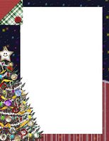 Christmas Tree Stationery Printer Paper 26 Sheets