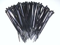 Joy Fish 14.6" Heavy Duty Nylon Cable Ties, 50 lb Test (Black, 100PC)