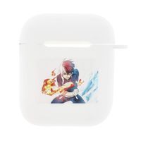 Elibeauty My Hero Academia AirPods Case, Cute Cartoon Anime Airpod Case Compatible for Apple Airpods Portable Waterproof Protective Case for Kids Teens and Anime Fans(Style 02)