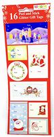 Christmas Gift Tags,Peel & Stick (16 Tags, Glitter)
