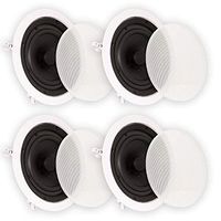 Theater Solutions TS65C in Ceiling 6.5" Speakers Surround Sound Home Theater 2 Pair Pack