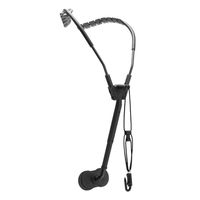 Saxophone Harness Musical Instrument Neck Strap for Saxophones, Horns, Bass Clarinets, Basoons, Oboes-Black