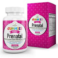 Prenatal Gummies by Prosperity Health ®| Banana Orange Flavor Gummies | Gluten Free, Allergen Free, Gelatin Free & Dairy Free, Vegetarian, Pre Natal Gummy 60 Count (20 Day Supply)
