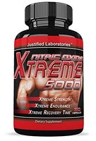 Nitric Oxide Xtreme 5000 Increase Strength Stamina Endurance Booster Supplement 60 Capsules Per Bottle (1 Bottle)