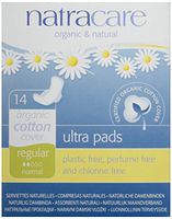 Natracare Regular Organic Cotton Natural Ultra Pads 14 each, 1 Pack