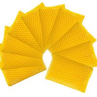 OliviaTree 10PCS Basic Dish wash net, Dish Washing Sponges, Scrubbers, Wash Cloths, Rags, Brush,Scrubbing Spong (yellow10)