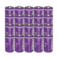 1/2AA 3.6V ER14250 1200mAh Lithium Battery Count:Pcs (20)