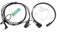SUNDELY Throat Vibration Mic Earpiece/Headset VOX/PTT for Oregon Scientific Radio Walkie Talkie TP-329 TP380-Y TP-391 TP-393 2.5mm 1-pin Jack