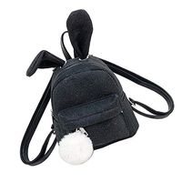 F&W WF Backpack-Shoulder Bag Handbags Cute Rabbit Ears Small Backpack Wild Student Bag (Color : A)
