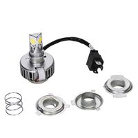 SaferCCTV H4 LED Headlight Bulbs, Motorcycle LED Headlight Bulb with High Low Beam Compatible for Electra Glide, Ultra Classic, Ultra Limited, Touring, FLH, FLHX, FLHRS, FLHTC, Yamaha Motorcycle