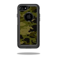 MightySkins Protective Vinyl Skin Decal Compatible with OtterBox Commuter iPhone 7 Case wrap Cover Sticker Skins Green Camouflage