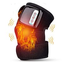 Knee Brace Wrap Electric Heated Vibration Massager, Joint Physiotherapy Massage Tool Alleviates Joint Pain from Meniscus & ACL Tear, Arthritis, Sports Injury, Running