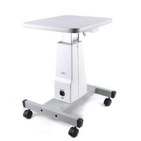DONNGYZ Electric Lifting Optical Optometry Motorized Instrument Adjustable Mobile Table 40x48cm Optometrist Elevating Work Table Equipment AC Motor(US Stock)