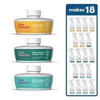 Clean Revolution- Three Multi-Surface Refill Pods, Dreamy Citrus/Spring Air/Forest Escape Scent, Makes 18 bottles/252 Total oz, 3 Refill Pods (252 oz)