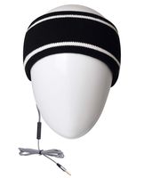 MMUSS Sleep Headphones with Mic, Volume Play/Stop Control Button and Ultra Thin Speakers. Perfect for Sleeping, Sports, Air Travel, Meditation and Relaxation (Black3)