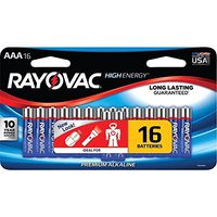 RVC82416LTJ - Ray-o-VAC RAYOVAC 824-16LTJ AAA Alkaline Batteries (16 pk)