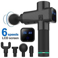 XIAOTIAN Handheld Deep Tissue Muscle Massage Gun, for Muscle Tension Relief, 6 Speeds Percussion Massage Device,with LCD Touch Screen